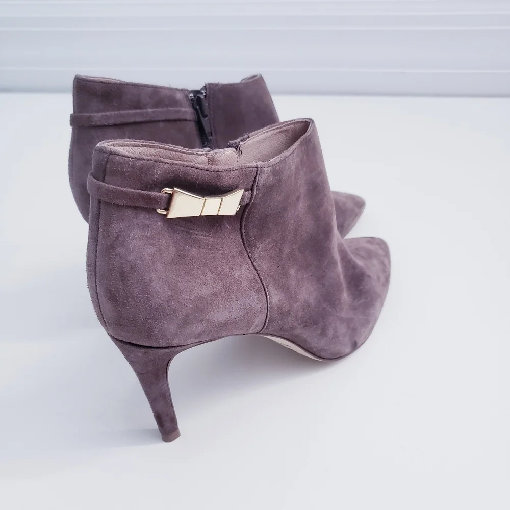 Kate Spade Velvet Pointed Toe Ankle Booties